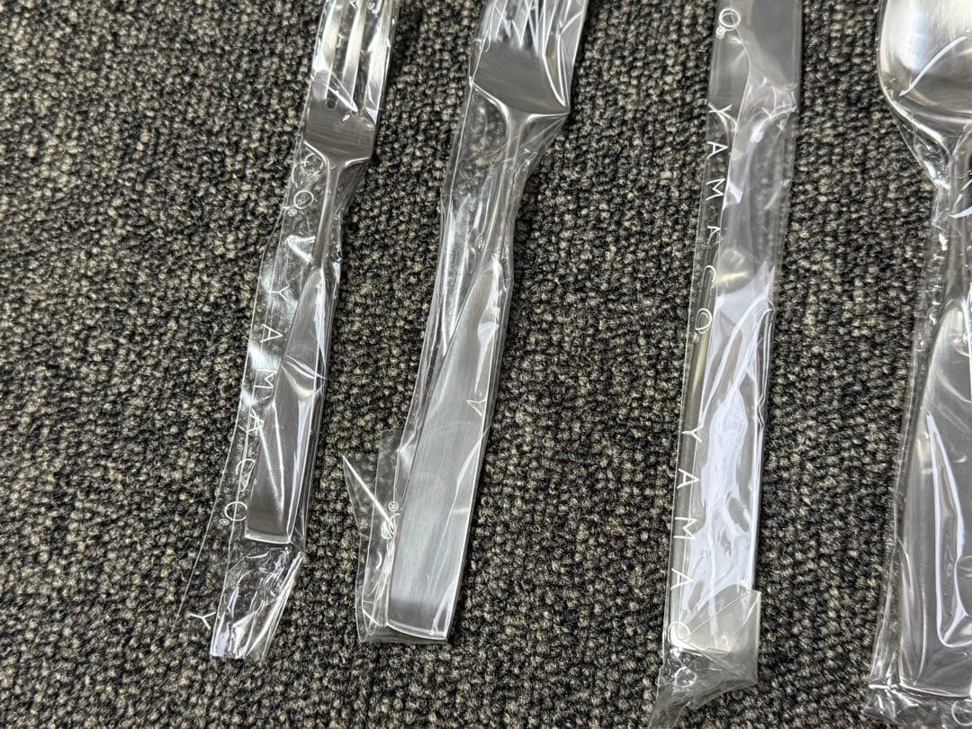 【新品】 YAMACO カラトリー 25本 ディナー セット クリスタルライン