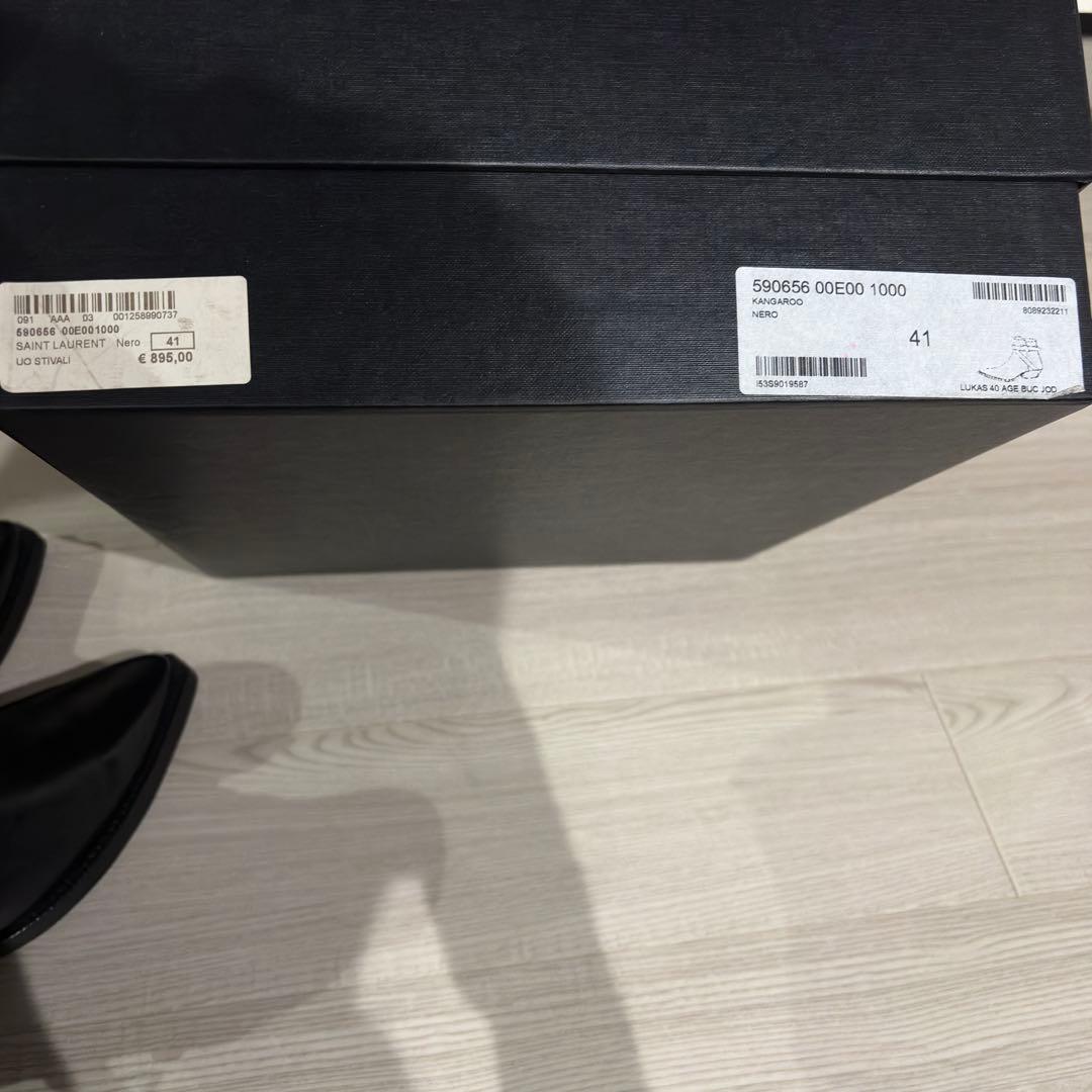 靴 SAINT LAURENT PARIS LUKAS BOOTS