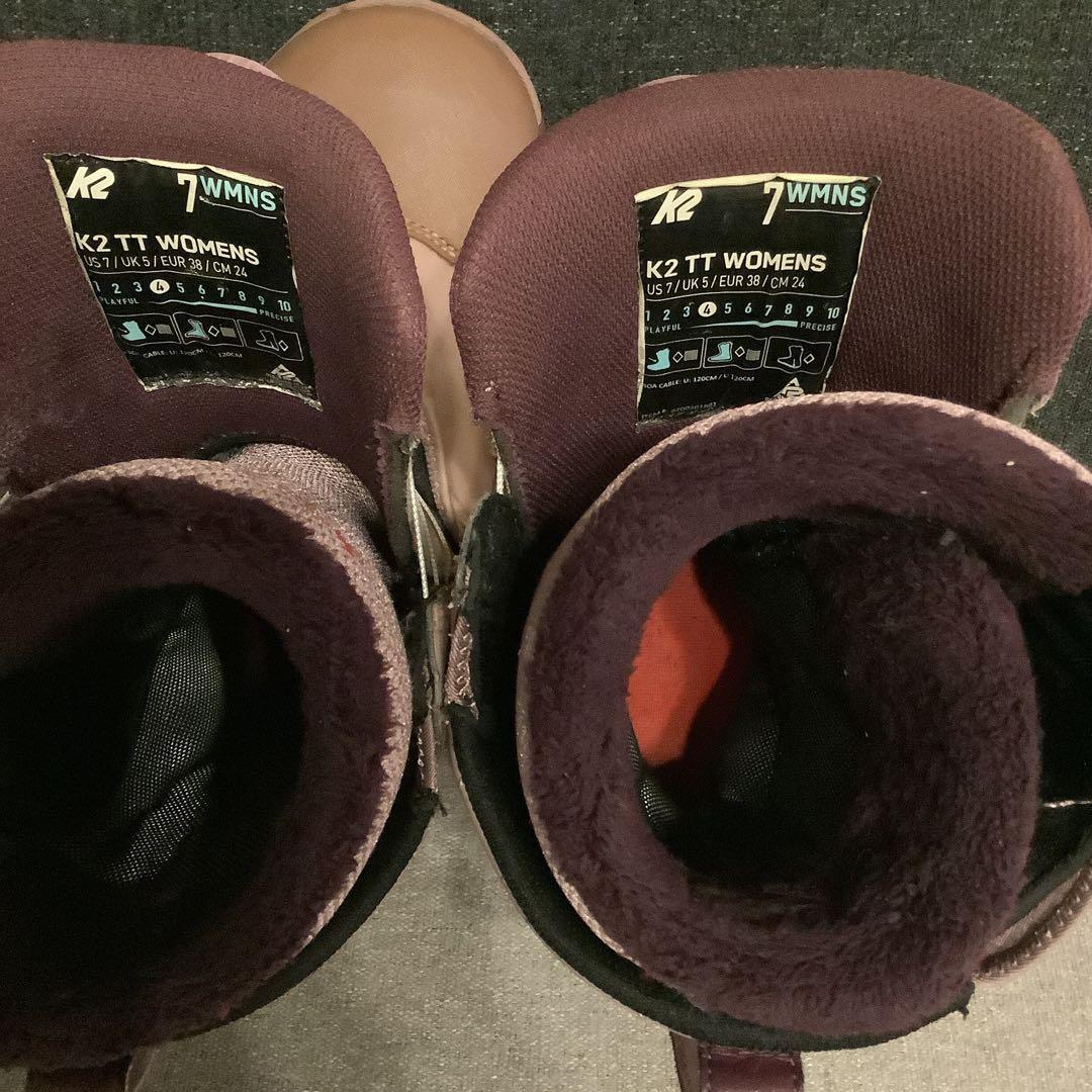 028K2 TT 24.0レディーススノーボードブーツパウダー　サーフライド