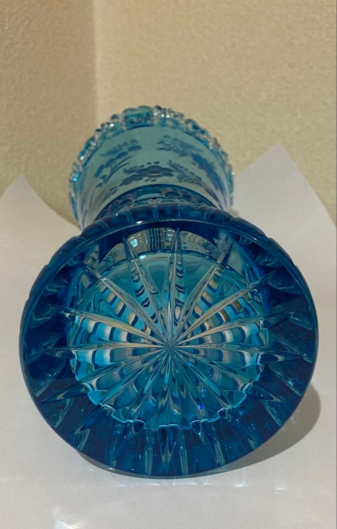 Meissen (マイセンクリスタル) マイセンフラワー　花瓶26cm 箱無し