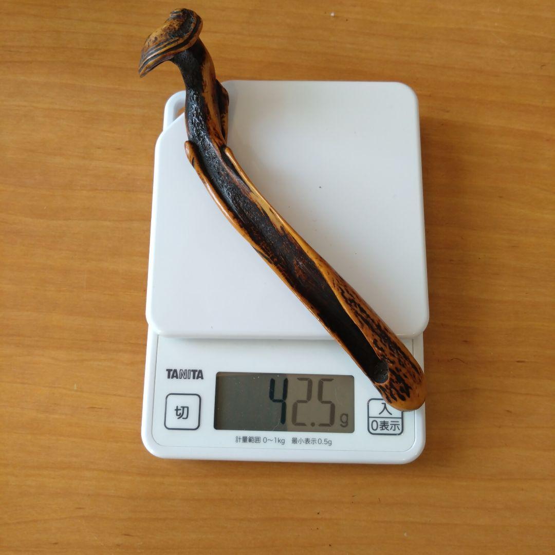 時代物　煙管入れ　煙管置き アンティーク ワラビ　鹿角？