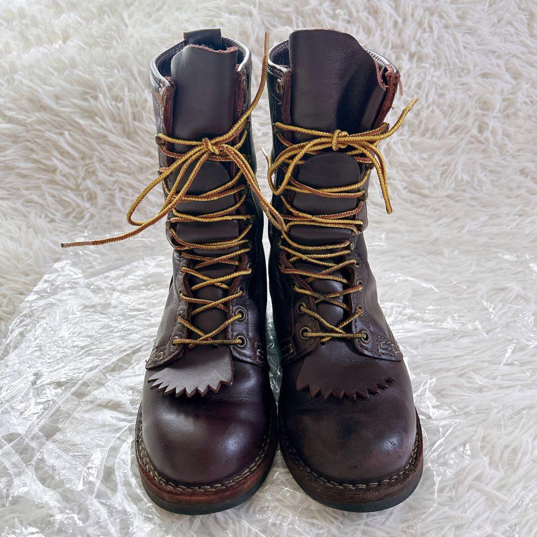 ウエスコ　ジョブマスター ブーツ　WESCO ロガーブーツ ブラウン 4D