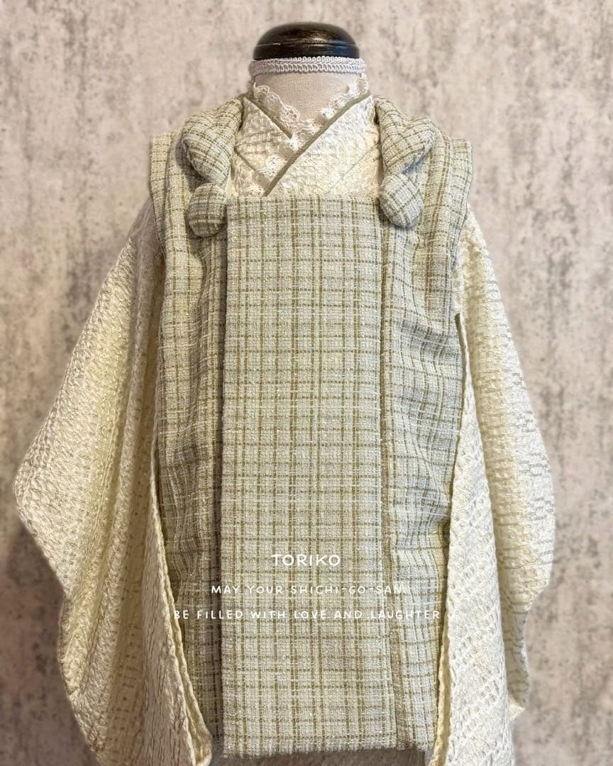 ［即納］三歳 七五三 衣装 着物 被布 ハンドメイド着物 753