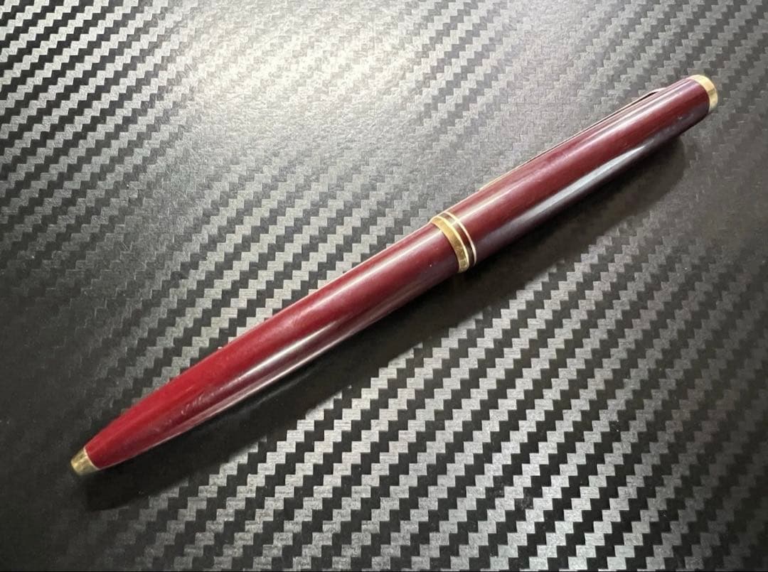 美品 モンブラン 281 ボルドー ボールペン 非売品アタッチメント付