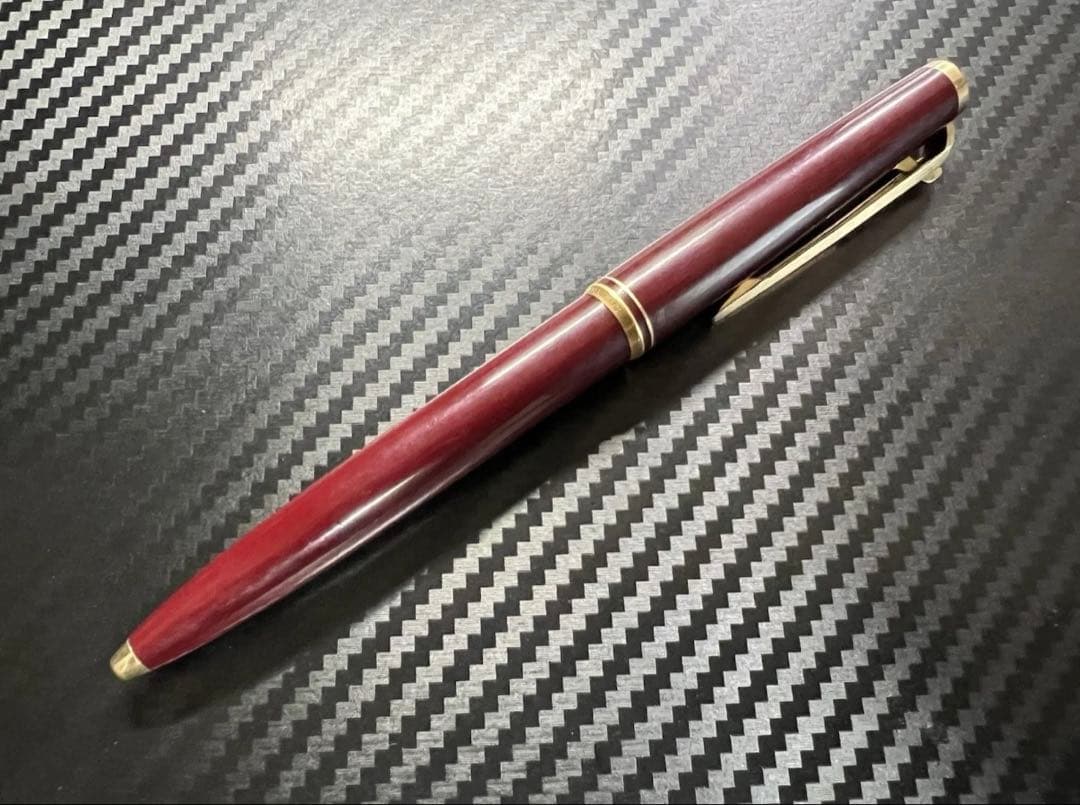 美品 モンブラン 281 ボルドー ボールペン 非売品アタッチメント付