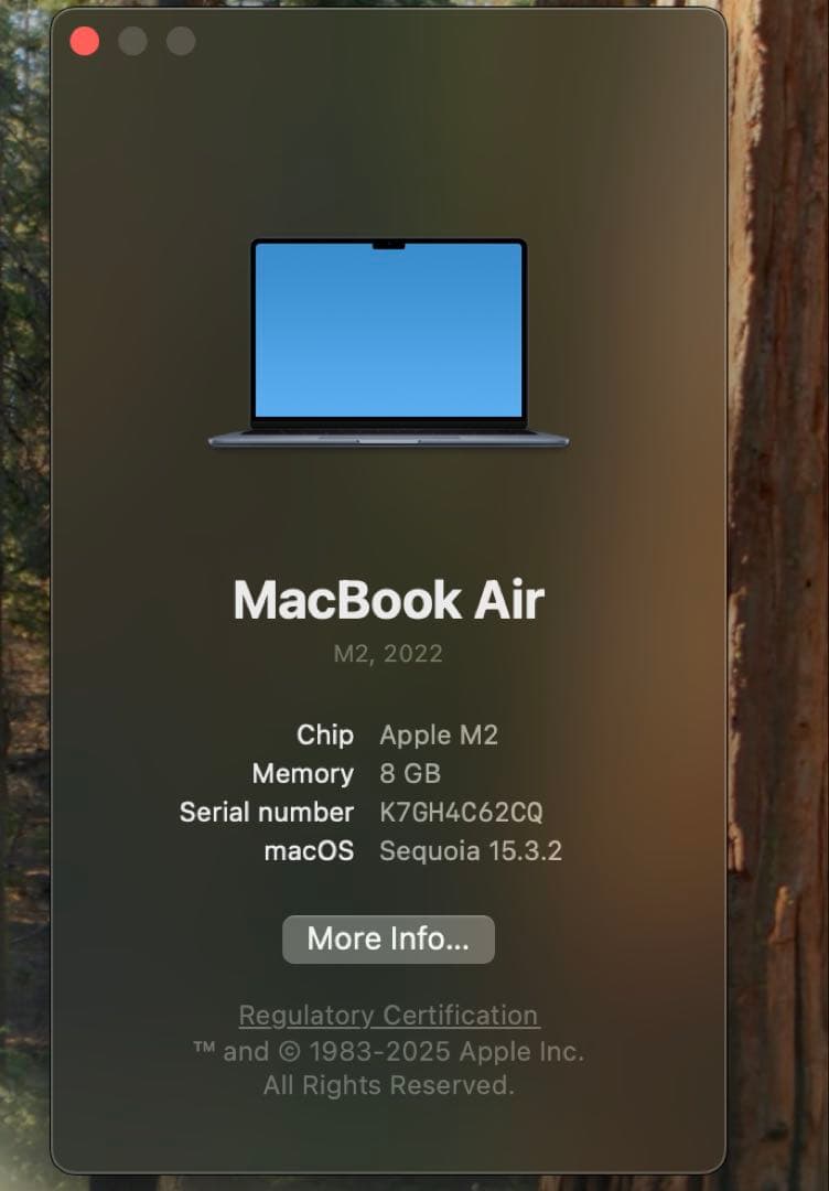 【即日発送】MacBook Air M2 8GB 256GB US配列