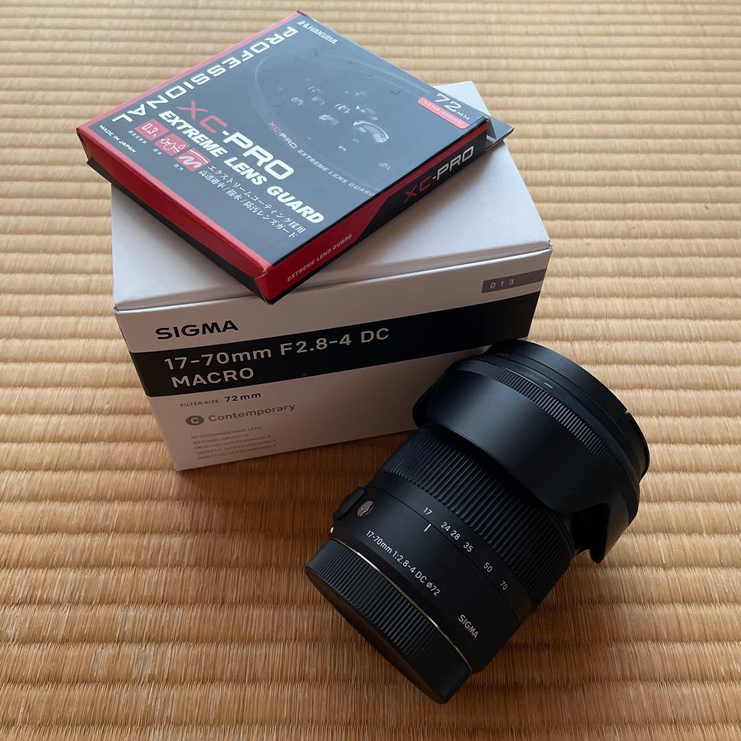 SIGMA 17-70mm F2.8-4 + hakuba レンズガード