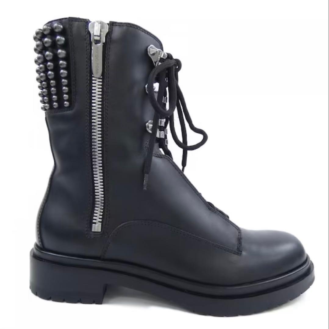 新品同様　Sergio Rossi セルジオロッシ　スタッズ　ブーツ