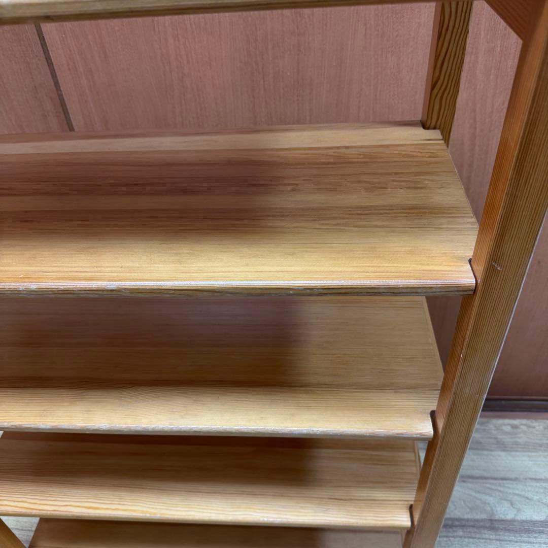 無印良品　パイン材ユニットシェルフ小　 約幅58×奥行26×高さ83cm