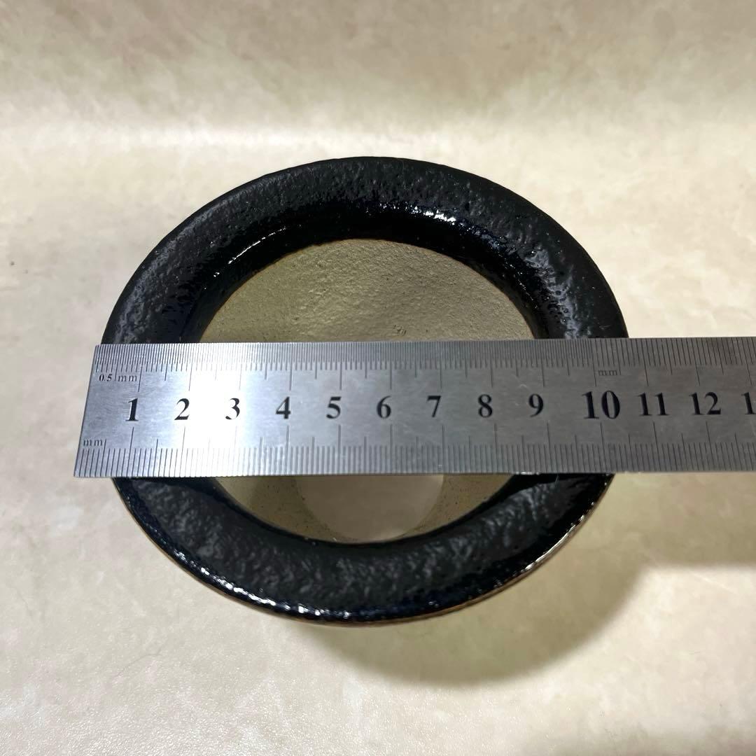 【京楽焼】金彩蘭鉢　盆栽鉢　植木鉢　おもと鉢　多肉サボテンにも