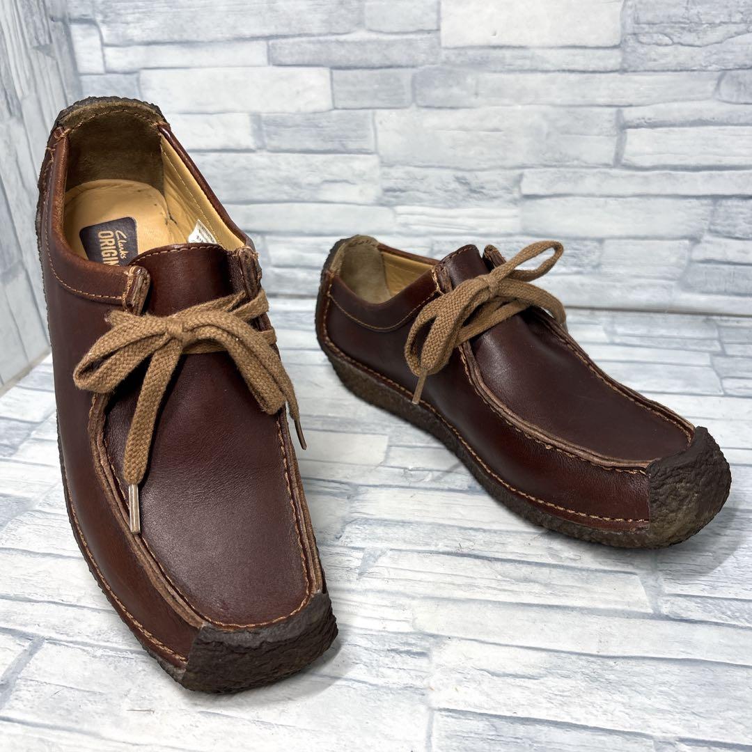 ✨美品✨クラークスオリジナルズ ワラビー ナタリー ブラウン 22.5cm