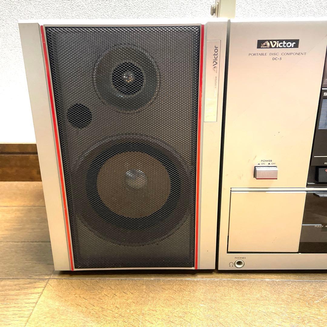 ジャンク品 Victorビクター DC-5S (CA-DS5S)ラジカセコンポ