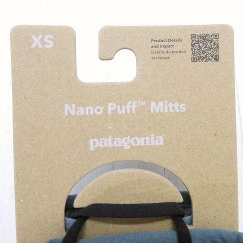 patagonia パタゴニア ナノパフミット ミトン 手袋 XS グレー