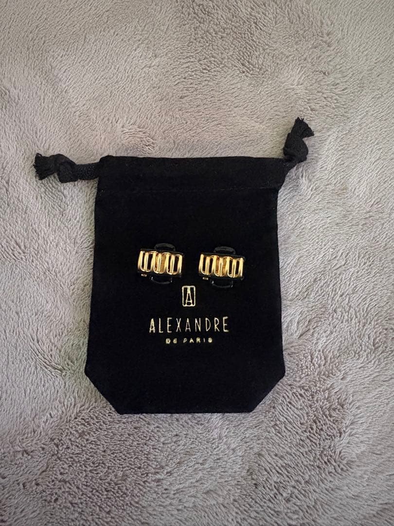 【新品未使用】ALEXANDRE DE PARIS マイクロクリップ ブラック