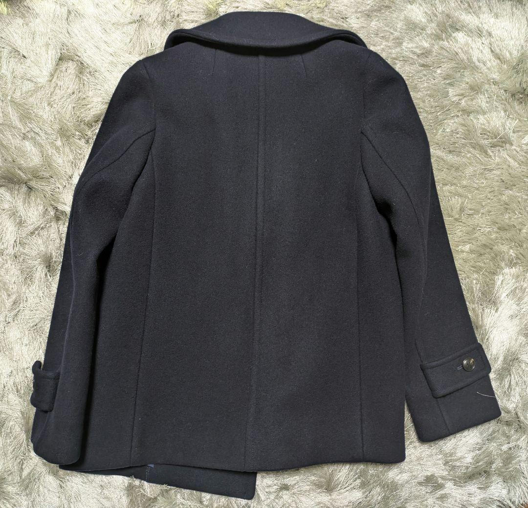 日本製ウール100%ドゥーズィエムクラス　Pコート　ショート丈