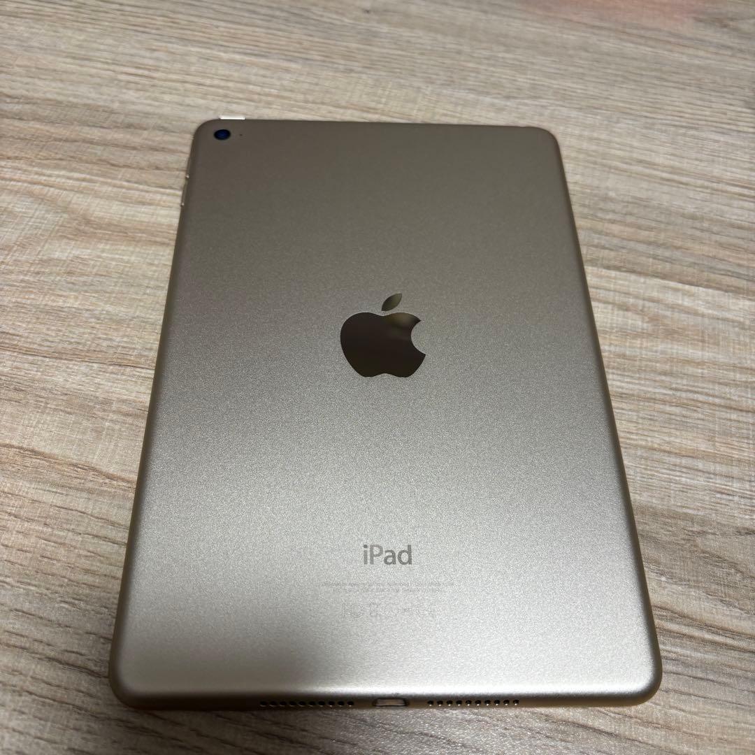 iPad mini4ゴールド 128GB 美品　バッテリー容量99% 本体