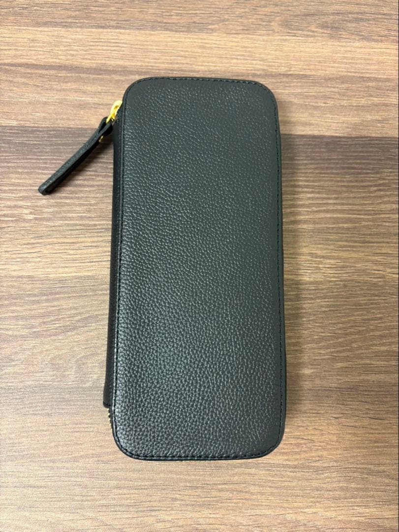 バハギア Bahagia&Craft ラウンドジップペンケース ブラック