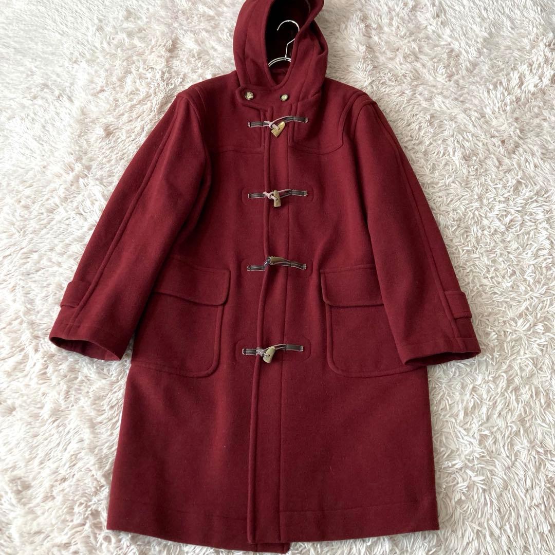 【地下鉄五郎】ポールスミス　ロング ダッフルコート ウール ボルドー M