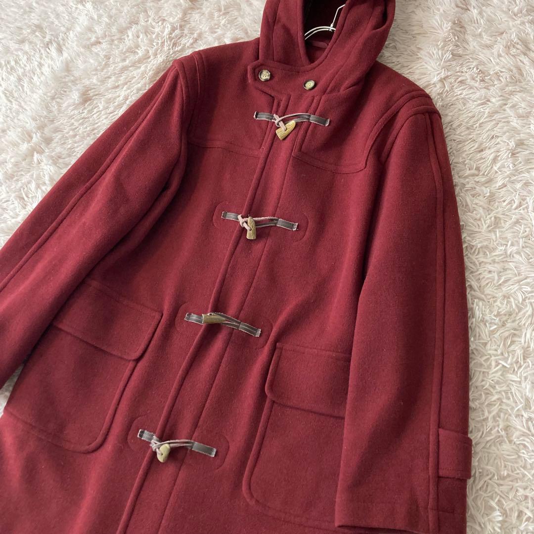 【地下鉄五郎】ポールスミス　ロング ダッフルコート ウール ボルドー M
