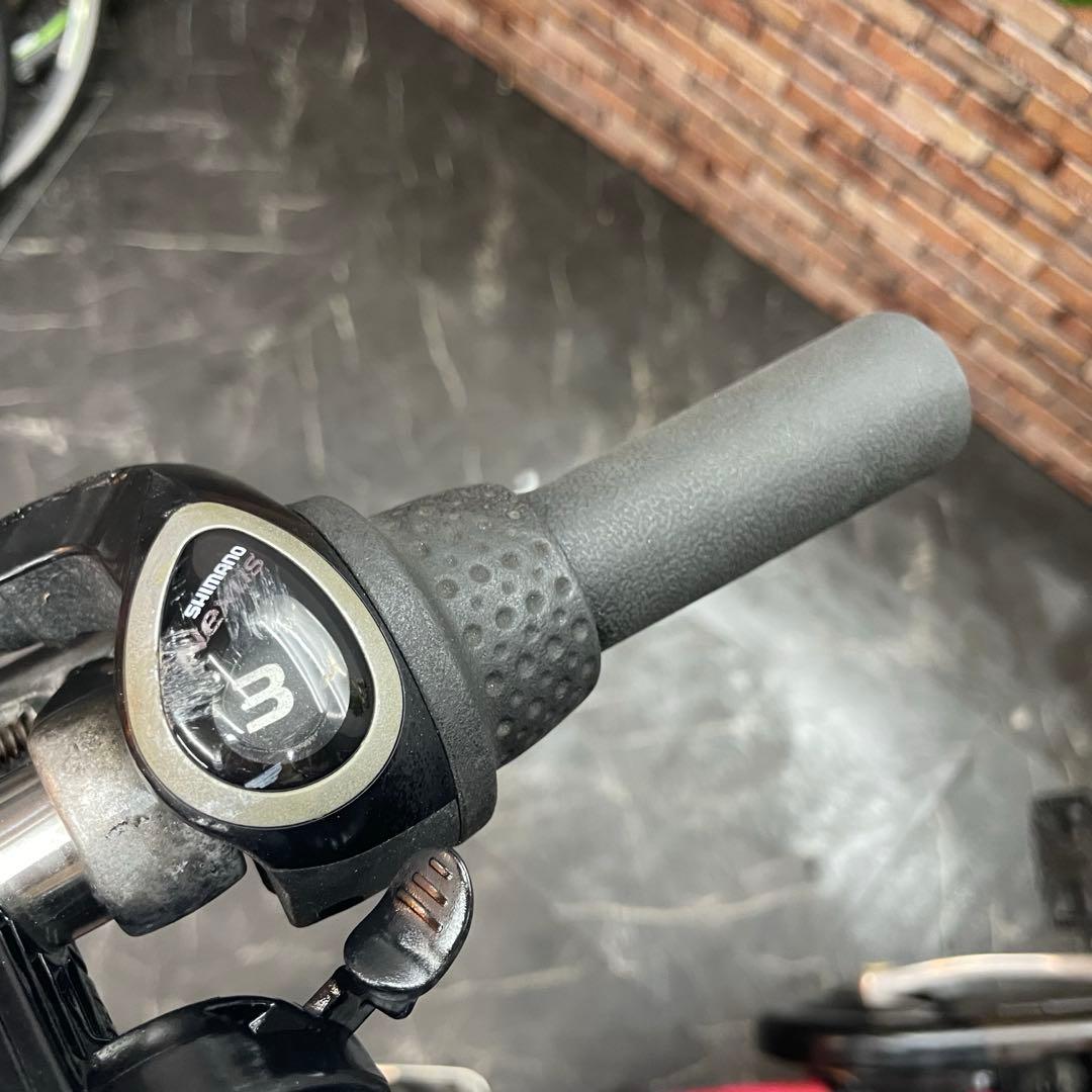 【87】電動自転車 Panasonic vivi DX ピンクレッド