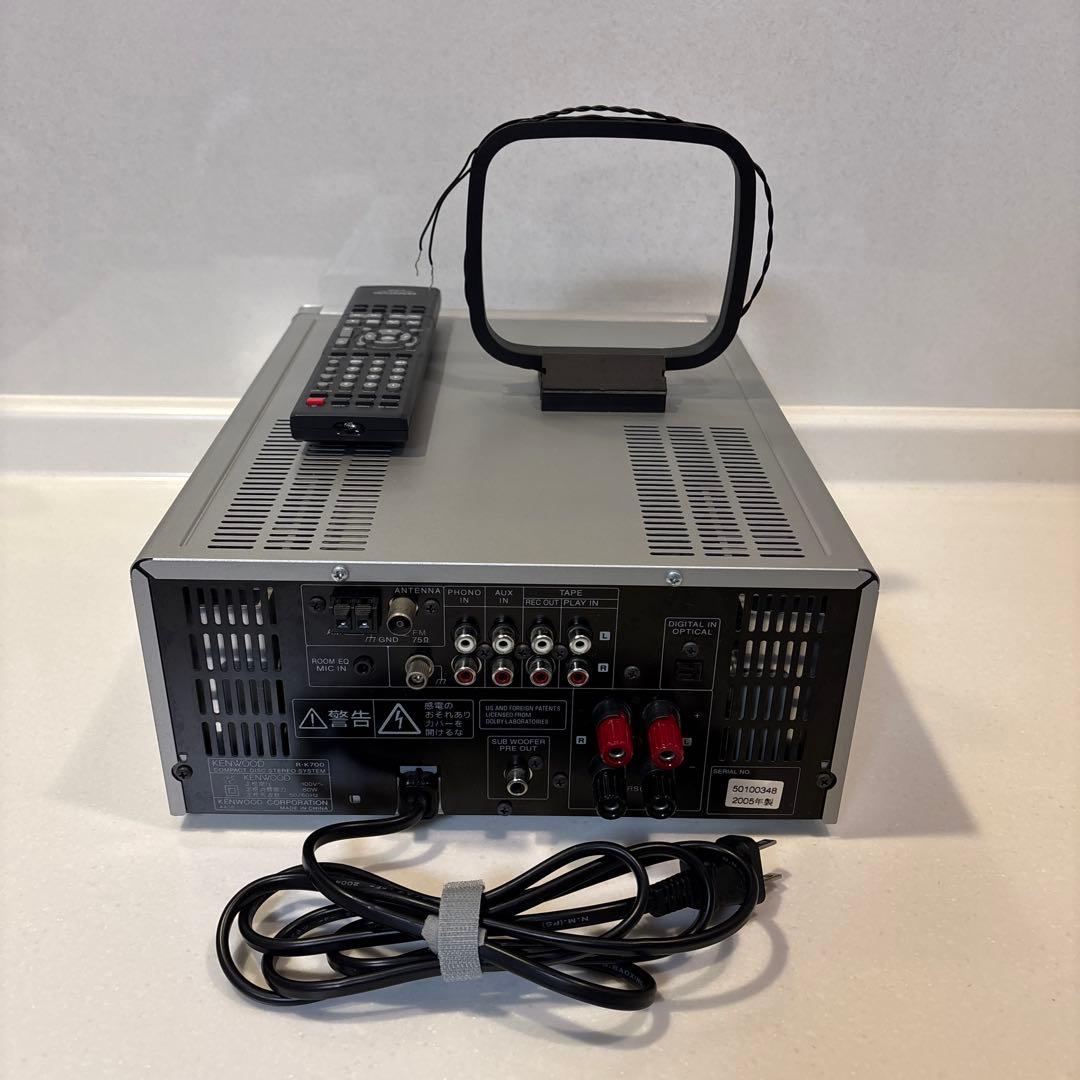 ケンウッド　R-K700 CD MDプレーヤー　KENWOOD