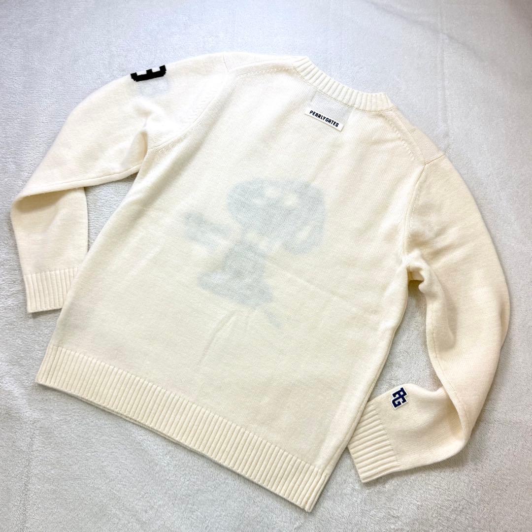 PEARLY GATES × PEANUTS クルーネックニット　サイズ4