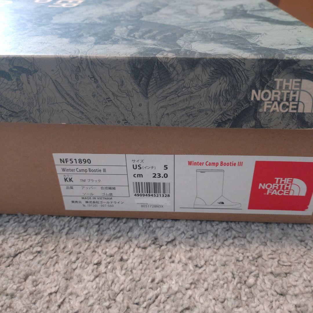 未使用ノースフェイス winter camp bootie III