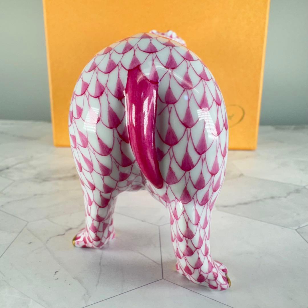 DA1292 ヘレンド　herend カバ 置物　陶器