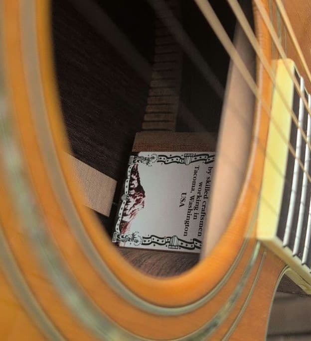 TACOMA 全単板 USA製 DR16C ナチュラル 塗装に難有り！