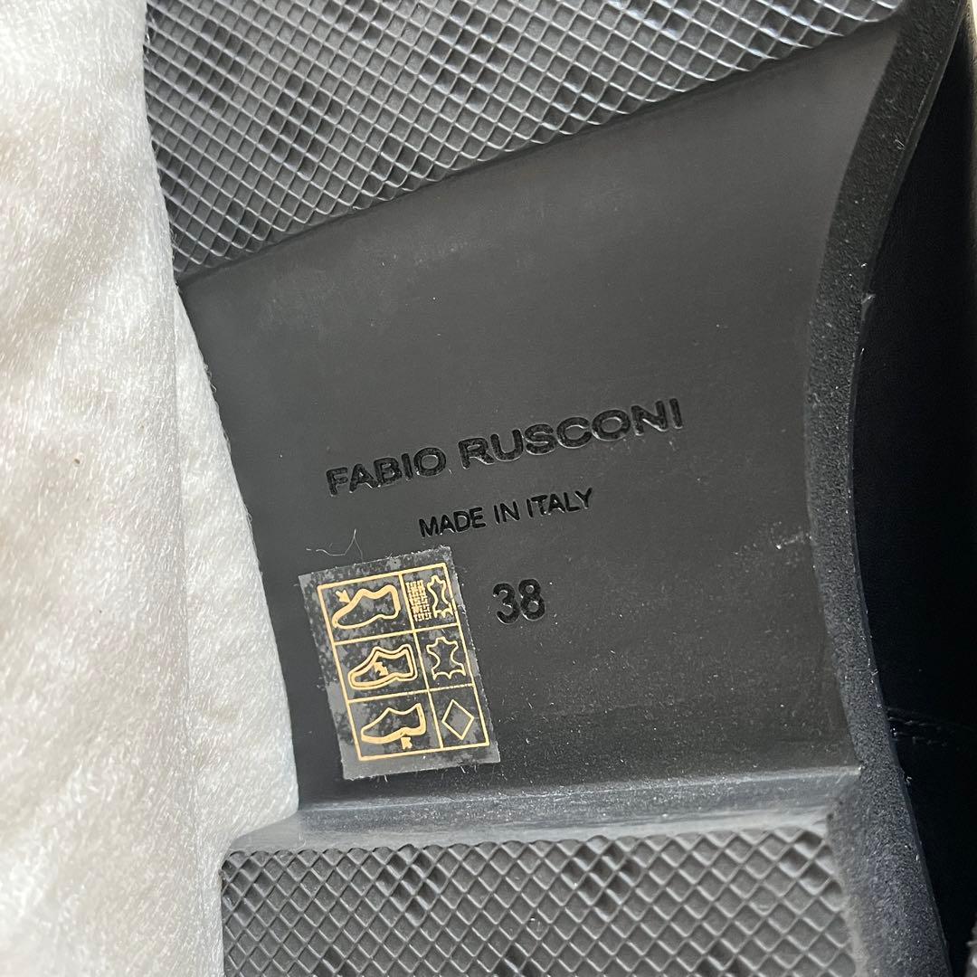 未使用級✨FABIO RUSCONI ファビオルスコーニ　ニーハイブーツ　レザー