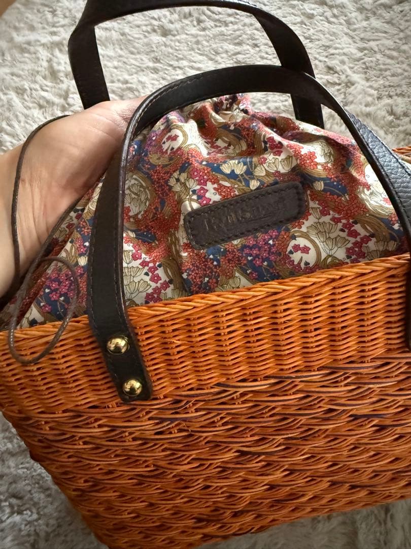 PAUL STUART ポールスチュアート　カゴバッグ