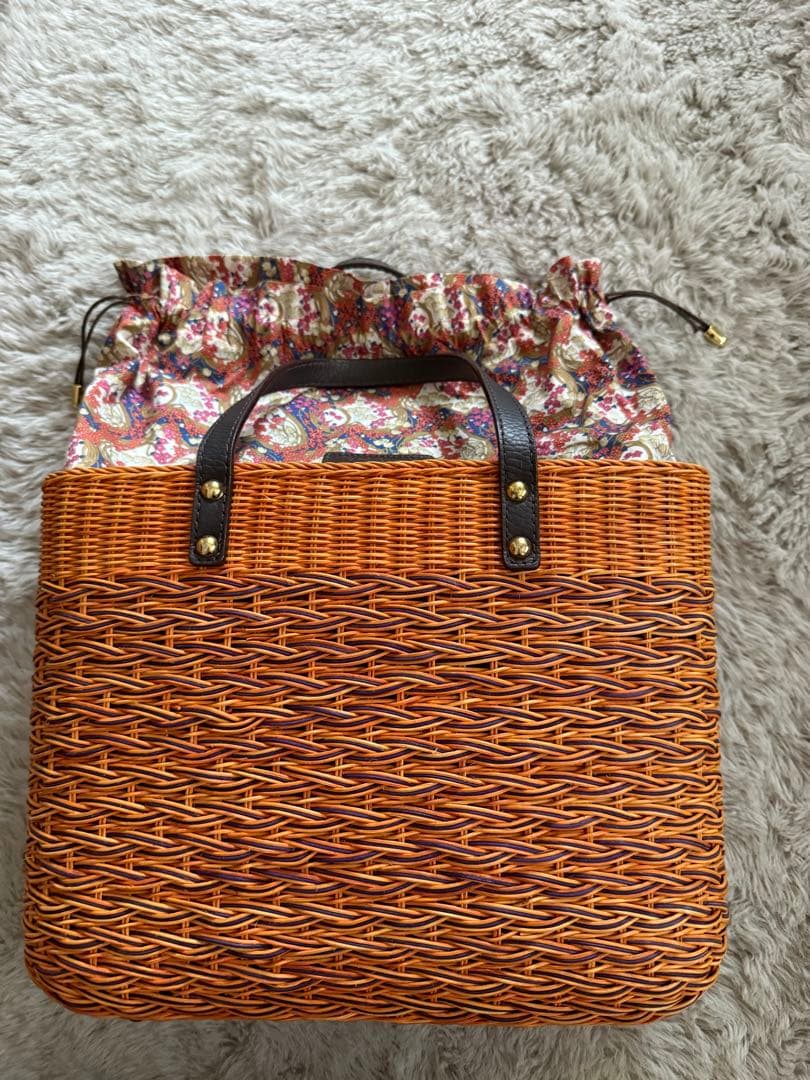 PAUL STUART ポールスチュアート　カゴバッグ