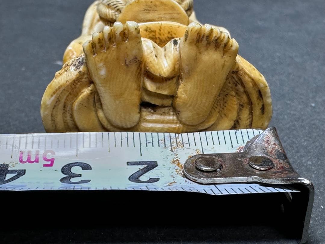 極上　置物　時代物　元禄美人　天然素材　アンティーク　和彫　骨董　飾り物古美術品