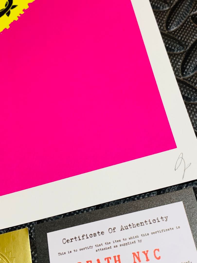 SOLD完売！ありがとうございました。DEATH NYC  世界限定100枚