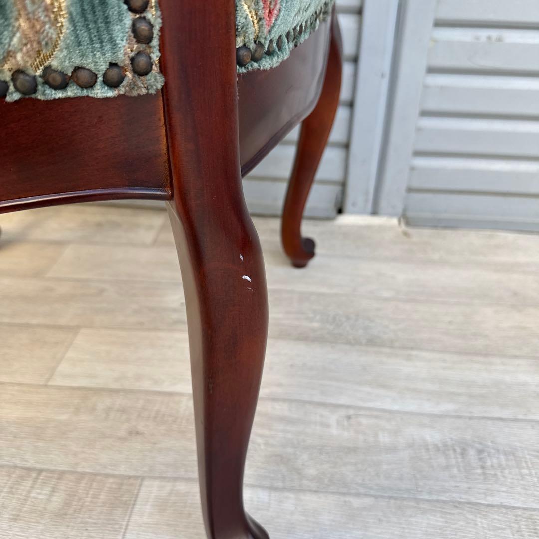 ヴィンテージ レトロ　モリシゲ 森繁 アームチェア オリーブ印　金華山