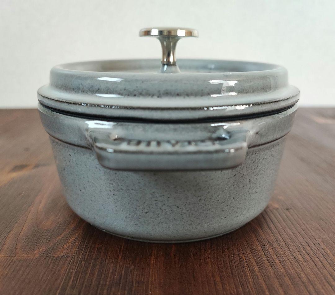 staub ピコ ココット ラウンド 12 グレー