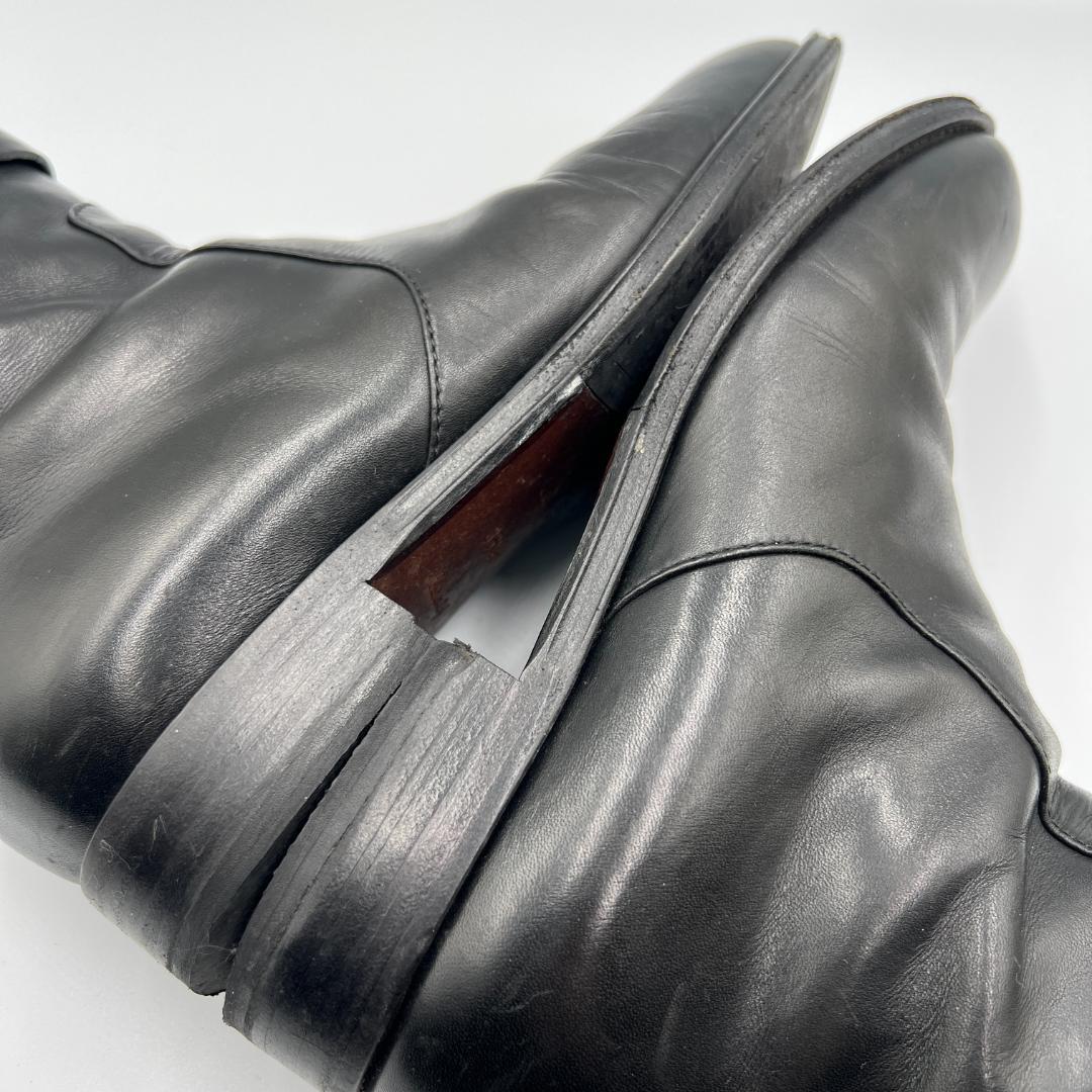 【綺麗】ルイヴィトン ショートブーツ モノグラムフラワー 23.5cm LVロゴ