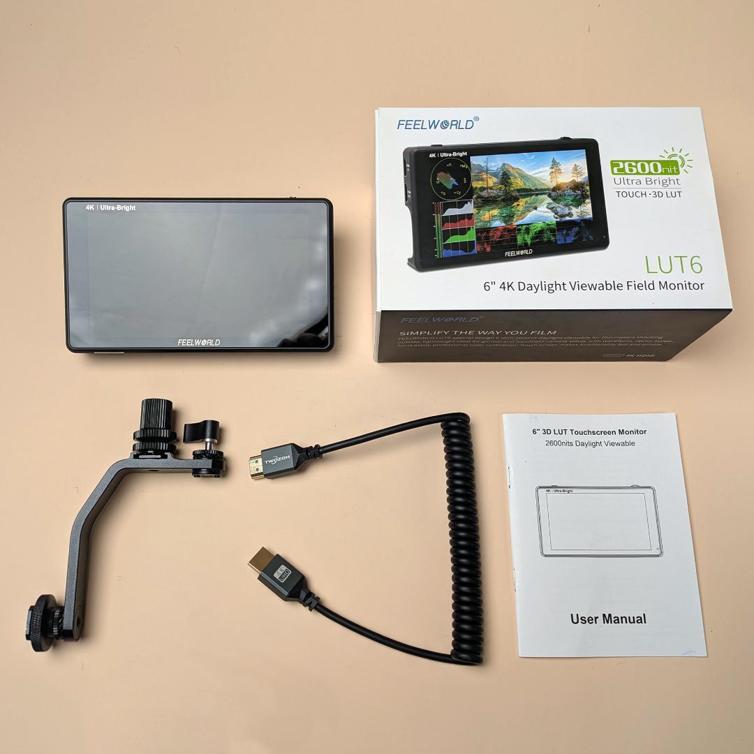 ア*ジ様 FEELWORLD LUT6 6インチ 超高輝度 2600nits カ