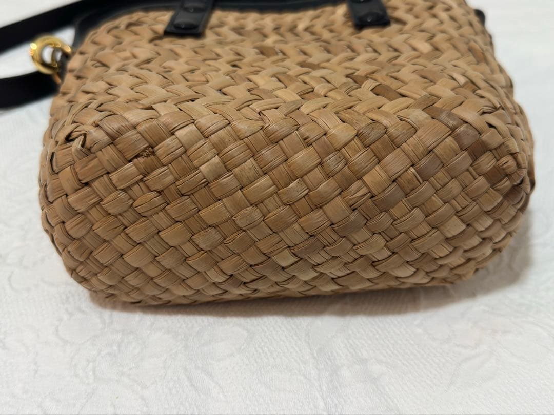 最終値下げ　SACAI ハイブリッド　マルシェ　マイクロ　バッグ　カゴバッグ