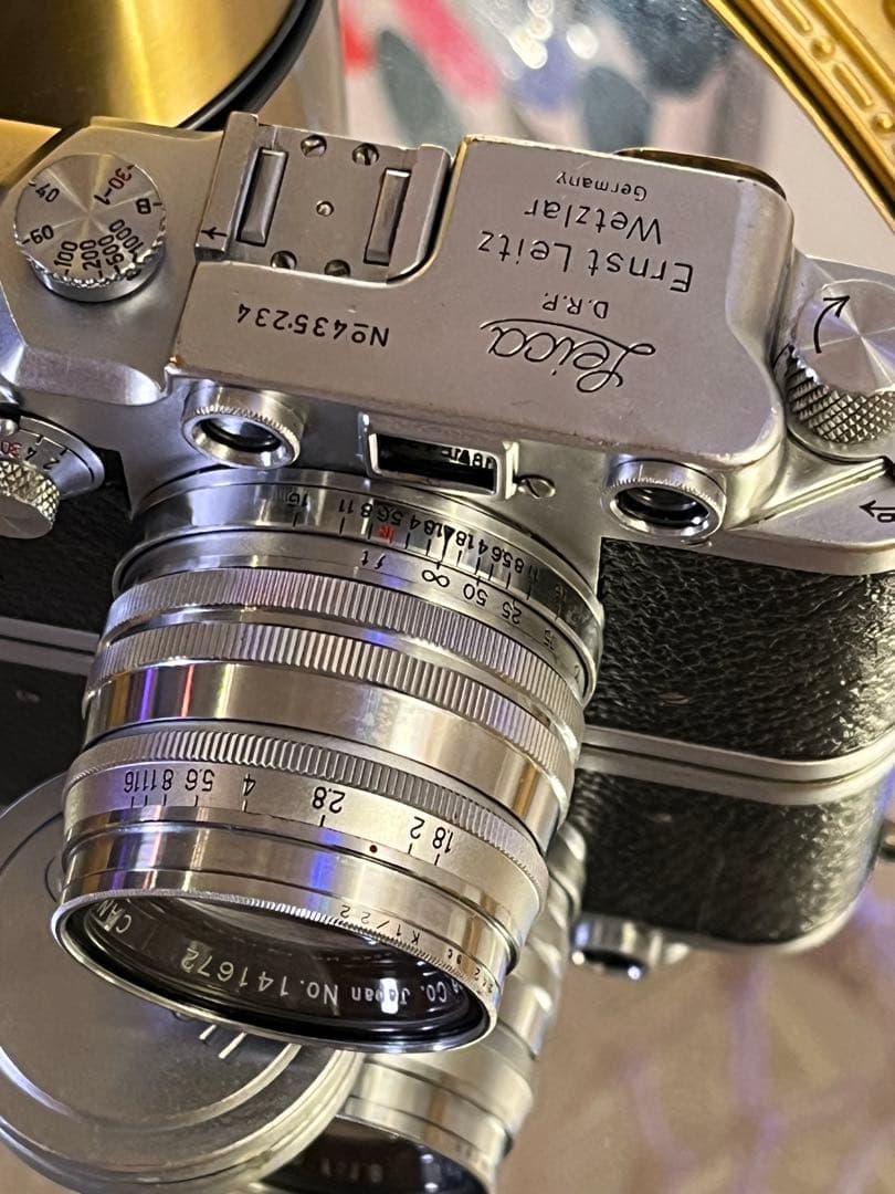 Leica IIIc バルナックライカ Canon 50mm f1.8付き