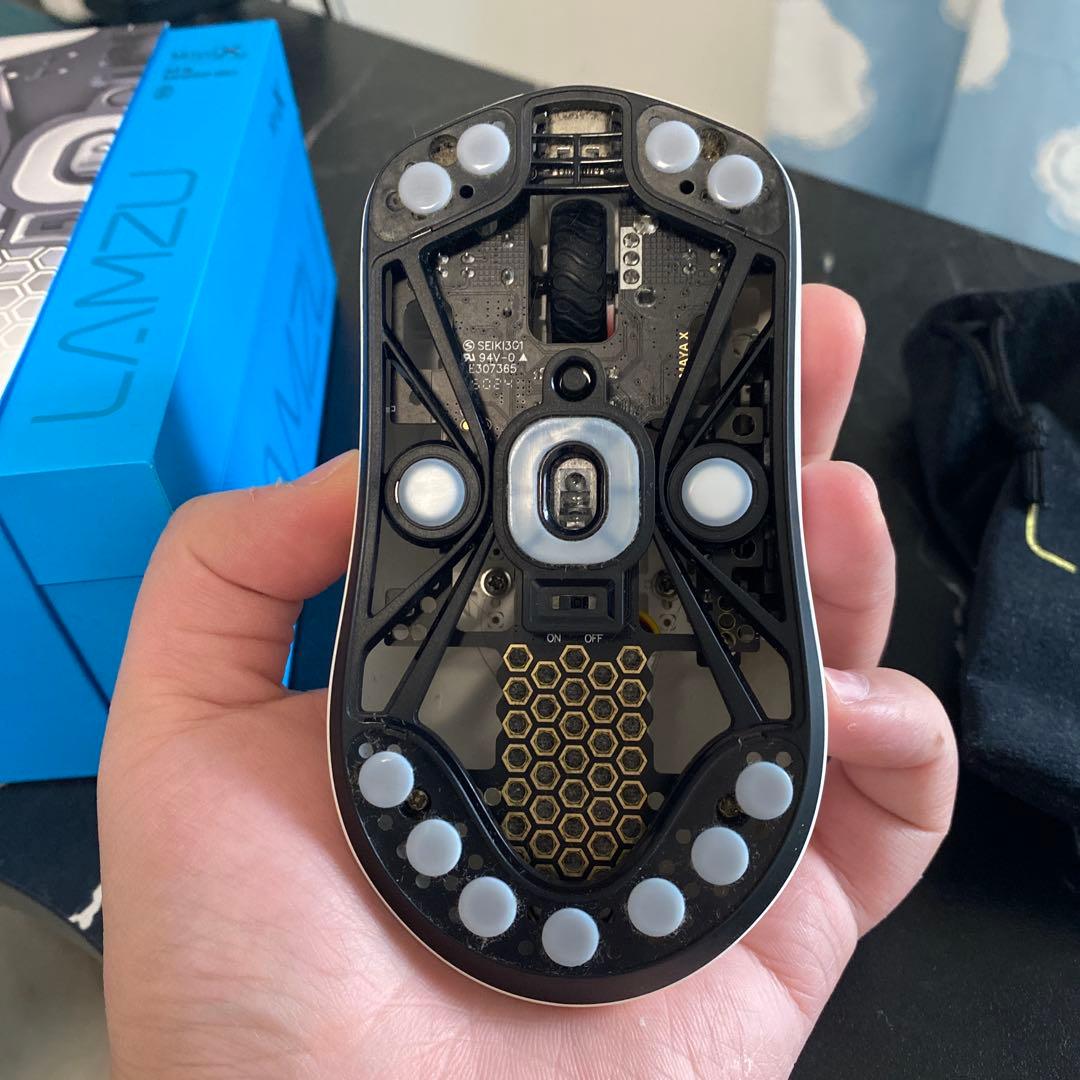 マウス・トラックボール Lamzu MayaX white 8k