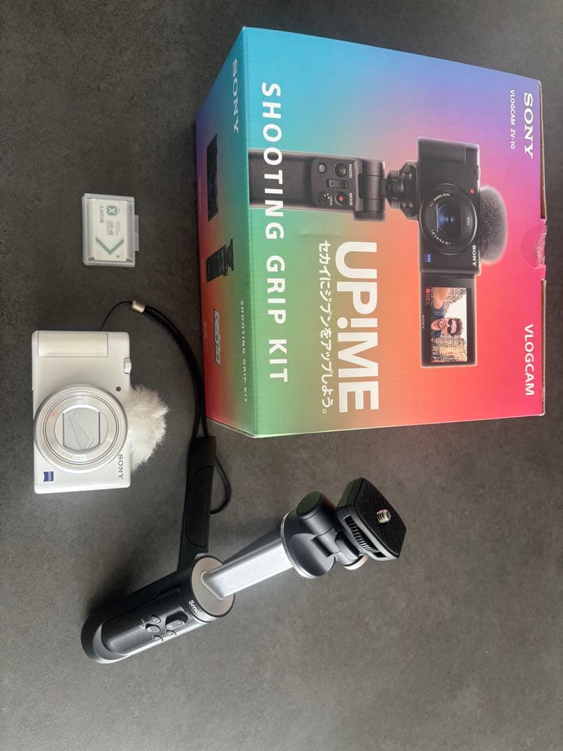 Sony zv-1 smallrig シューティンググリップ付き