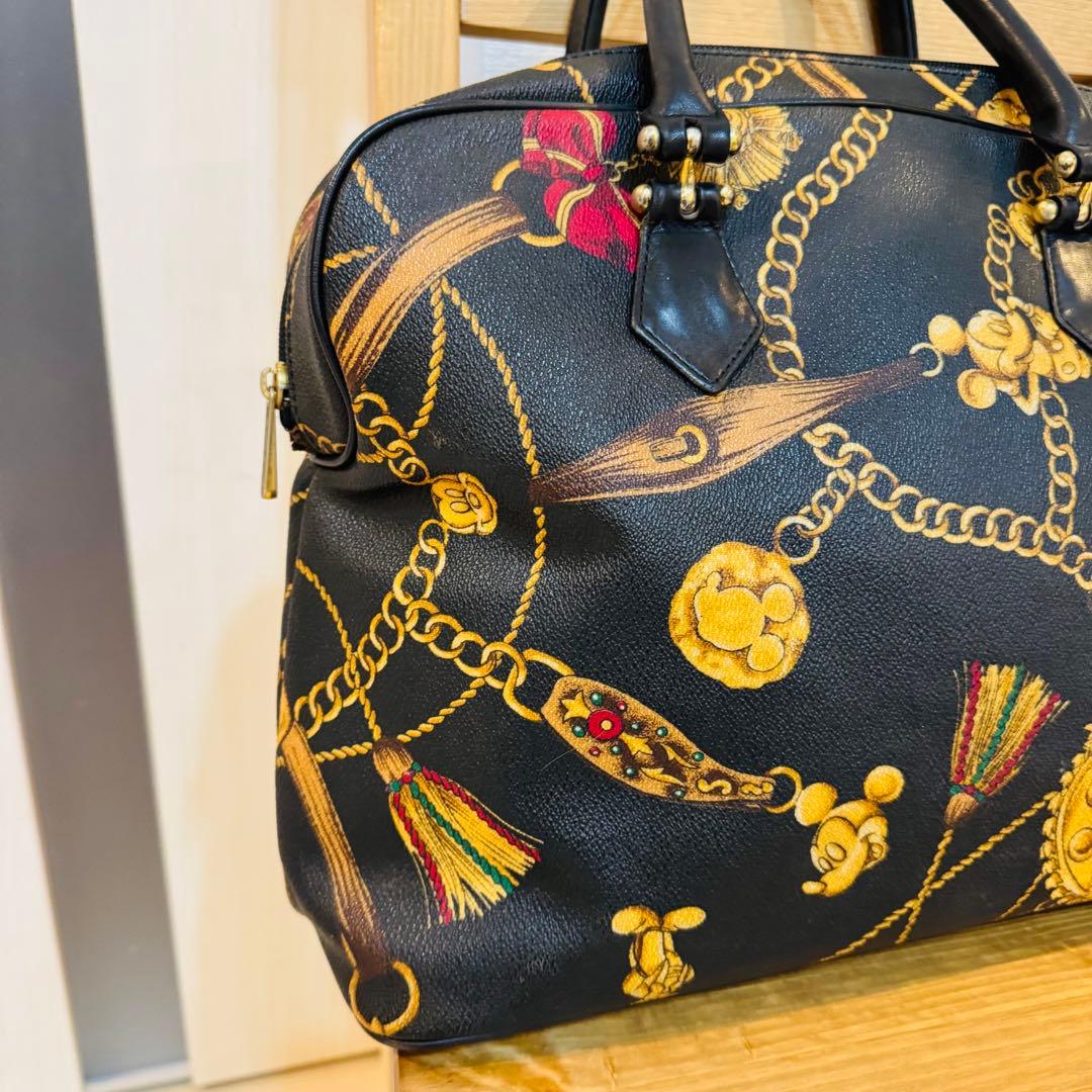 激レア PARTY-PARTY　ディズニー　ミッキー　ハンドバッグ 牛革