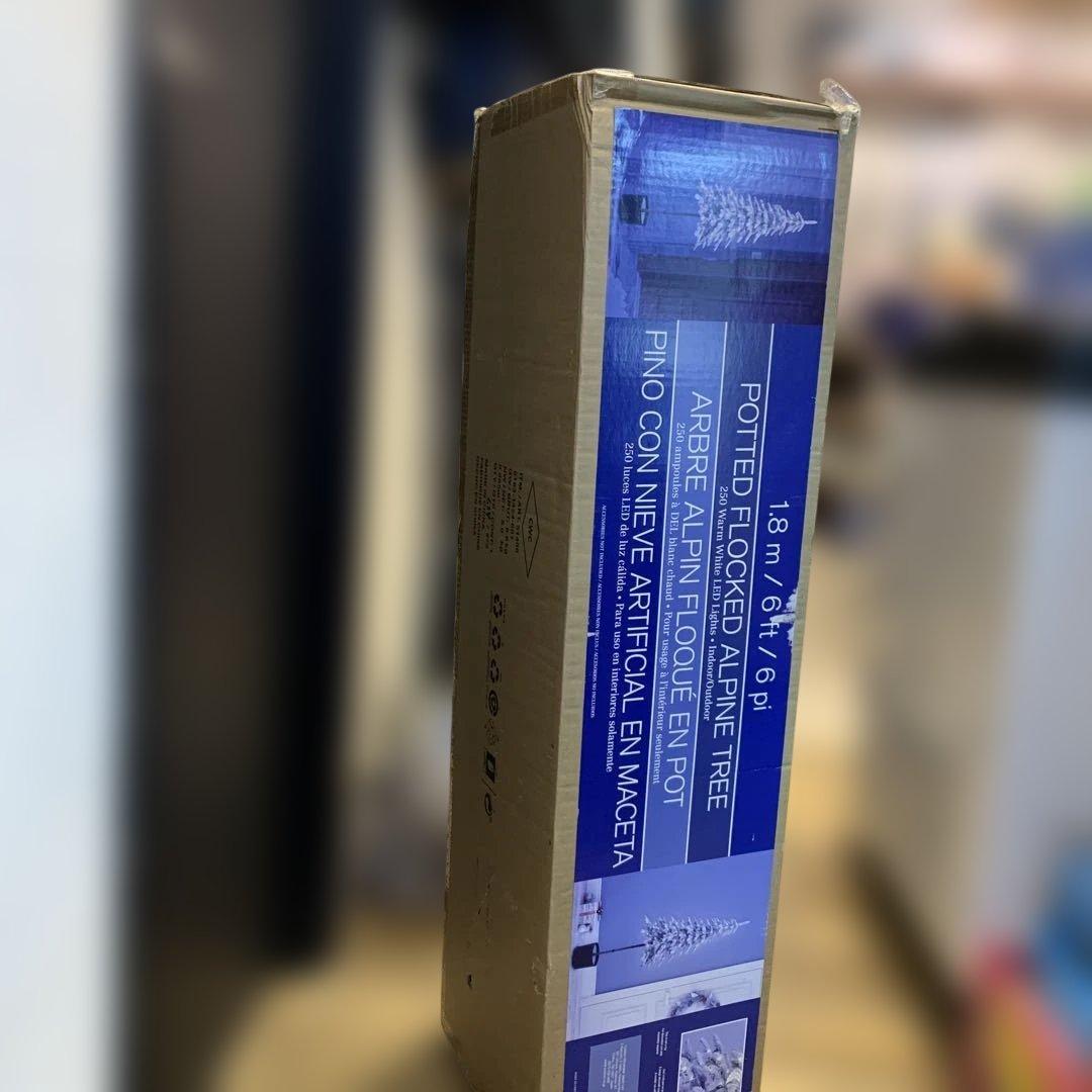 【新品未開封】LEDライト付き ノルディックツリー 高さ182センチ