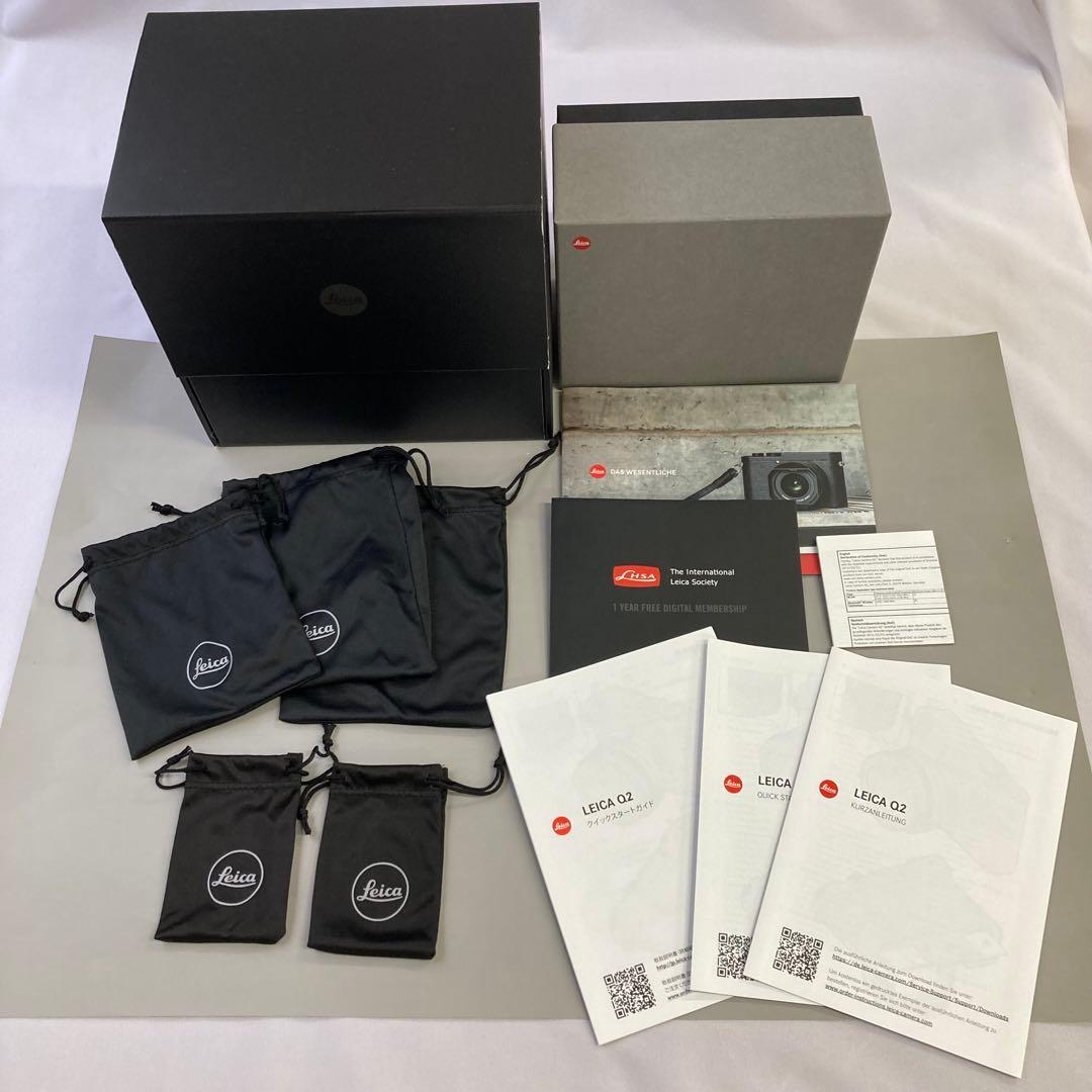 【美品】 Leica Q2 サムレスト ハンドグリップ レザーボディケース付き