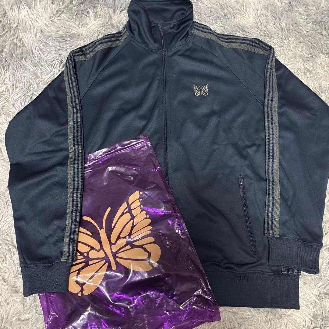 よ*き様 Needles 21aw トラックジャケット M ネイビー×グレー