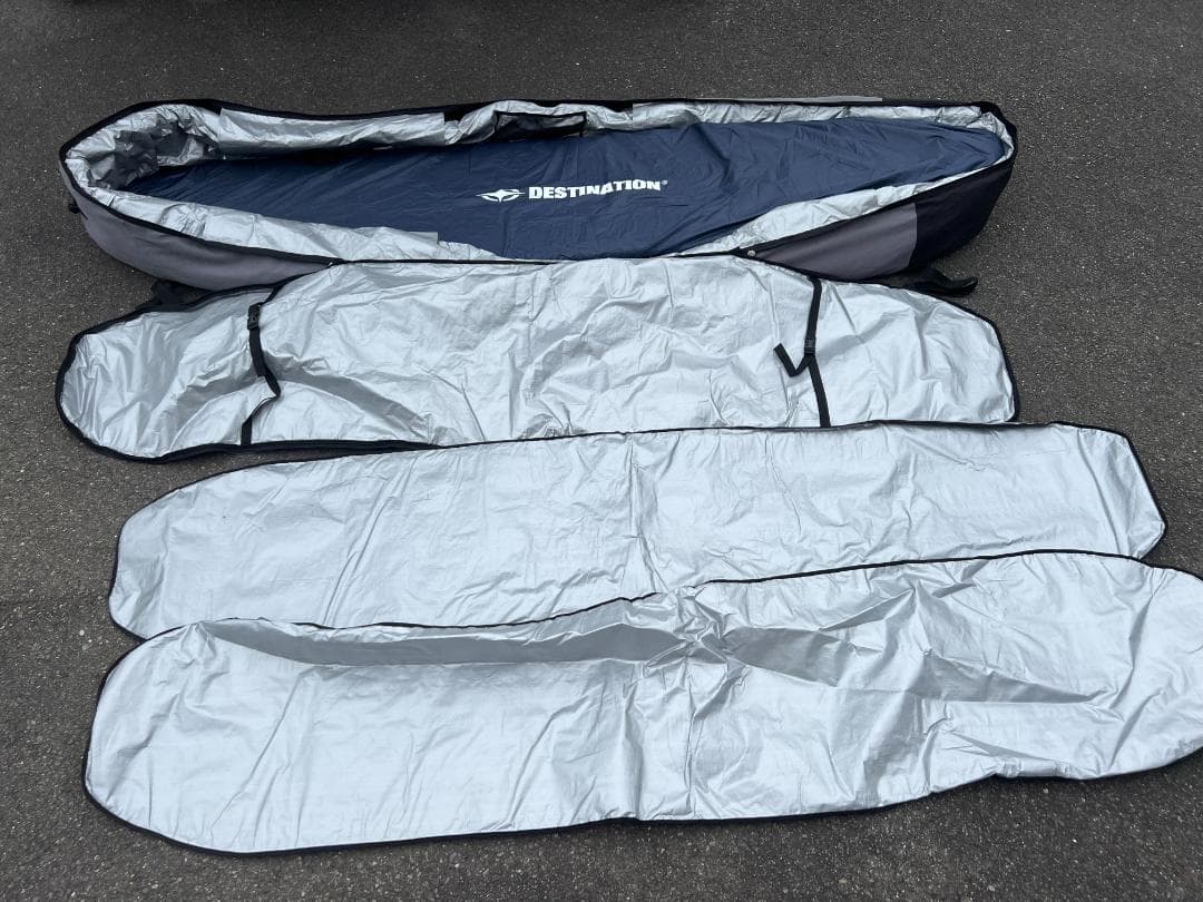 【新春セール】サーフボードハードケース　キャスター付　ミッド/ロング　3枚