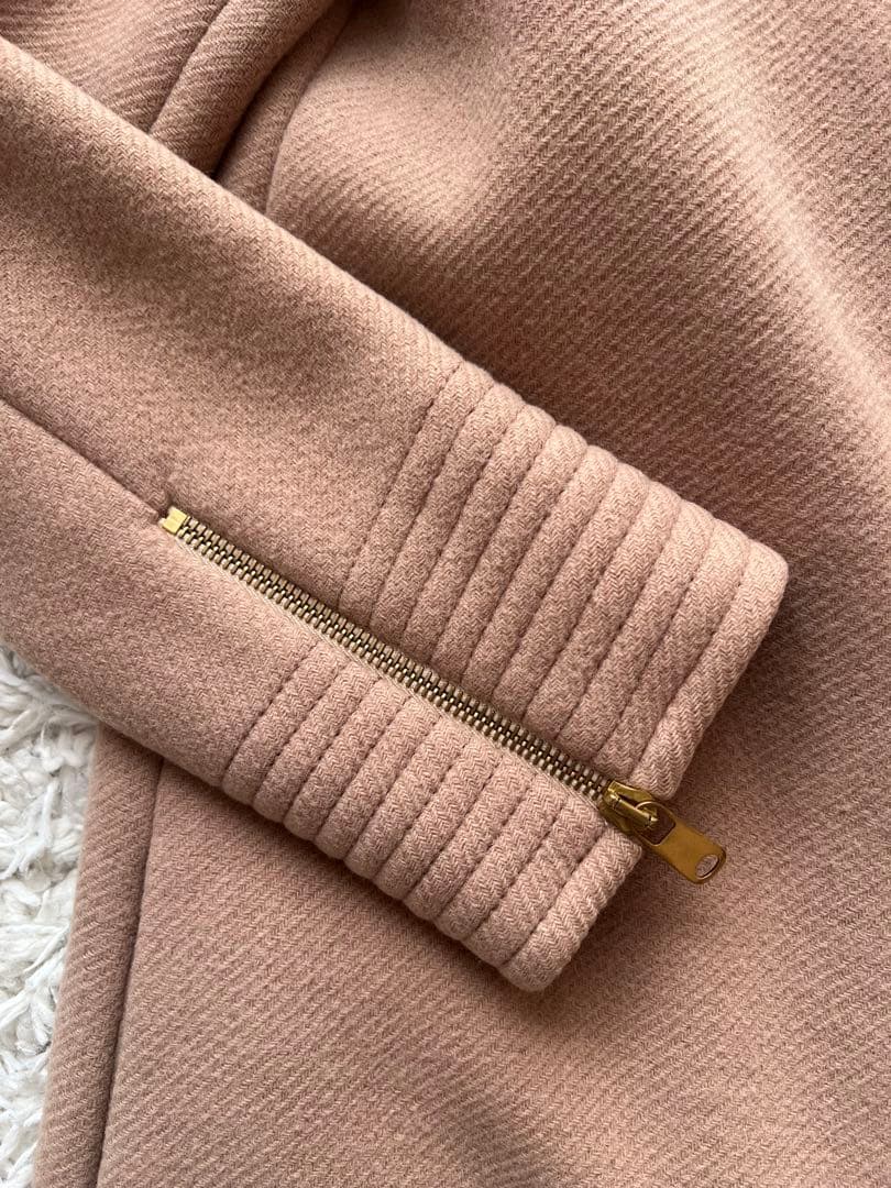 Chloe スタンドカラーコート ベージュ