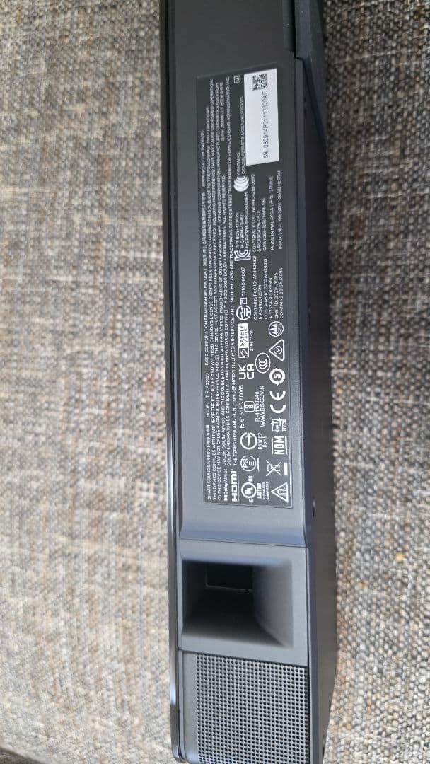 スピーカー・ウーファー Bose soundbar 900