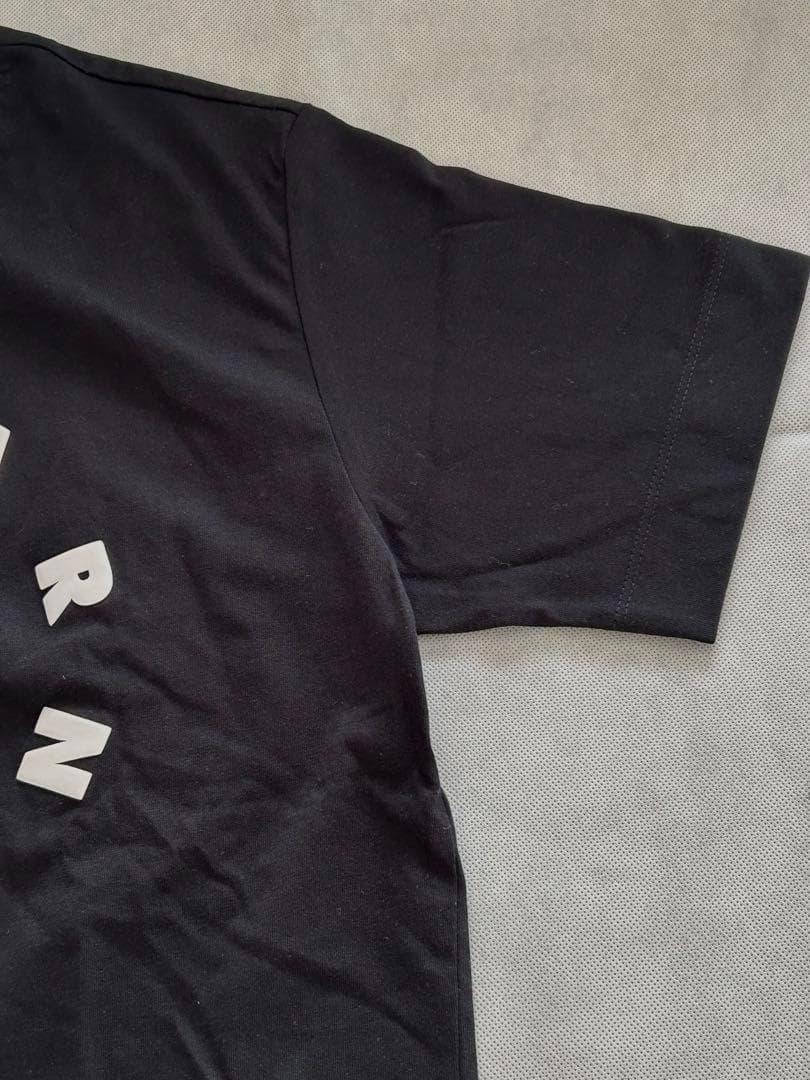 【ラスト1点】大人もOK MARNI 半袖 ロゴ ブラック 12Y 150cm